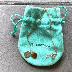 Tiffany two heart necklace